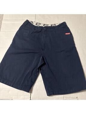 Vintage Element Burleys Skateboarding Shorts In Navy Blue Y2K Size 28”